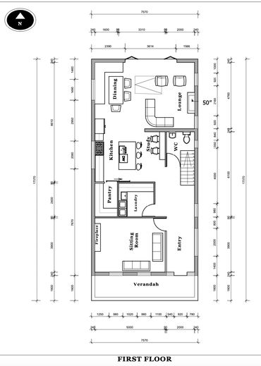 2d Floor plans of proposed renovations.