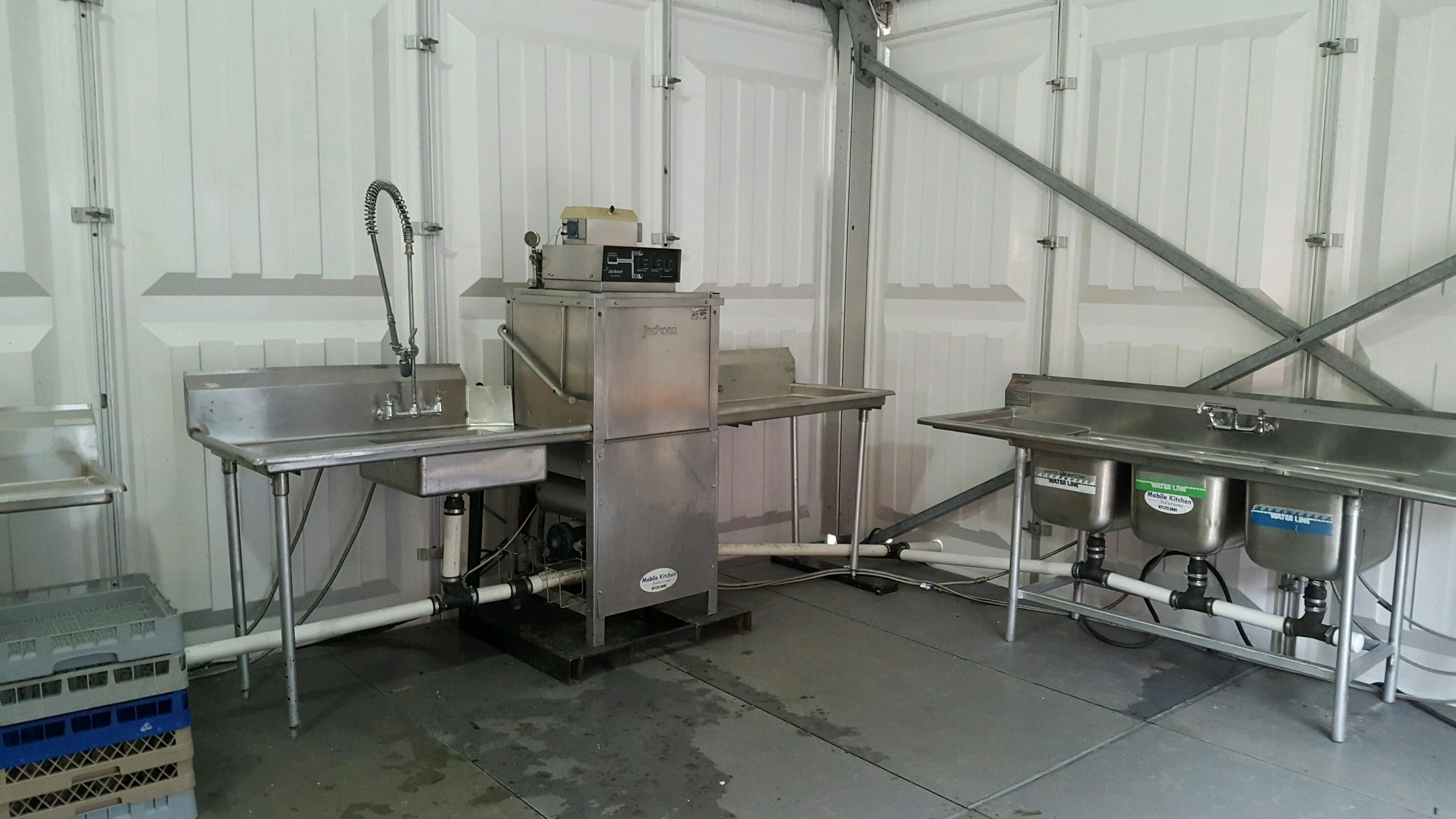 Mobile Event Dishwasher Rental 1 Door