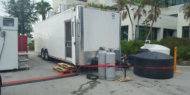 40ft Mobile kitchen trailer rentals nationwide.