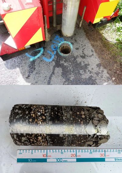 ALPTEST: Pavement Core Drilling
