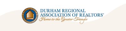 Image with text thats says "Durham Regional Association of Realtors Home to the Greater Triangle"