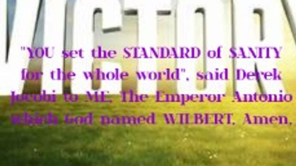 Inspirational quote about setting the standard of sanity for the world.