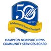 Hampton Newport News community service board logo.