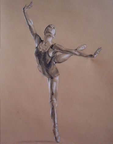 Dancer Sketch 18" x 24"