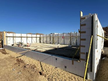 Insulated concrete foundation