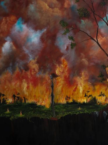 “The Realization “
Oil on canvas
3x4ft