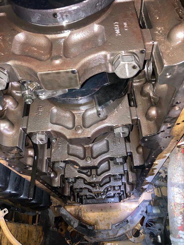 Truck engine component