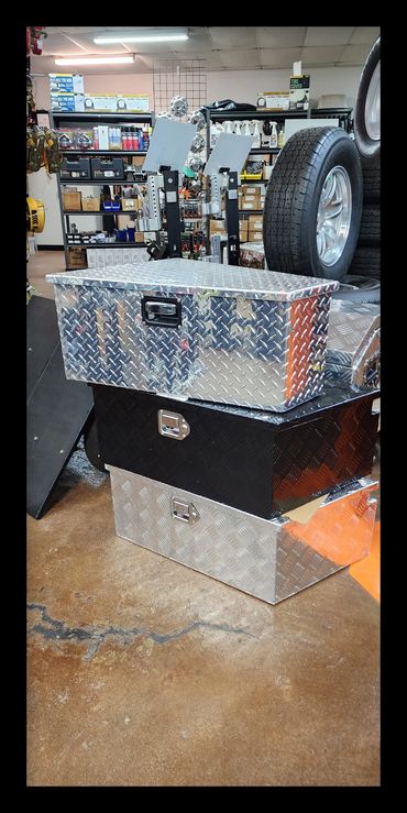 Trailer tongue boxes