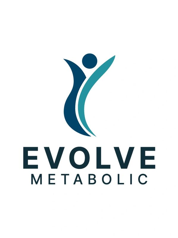 Logo of Evolve Metabolic with abstract human figures.