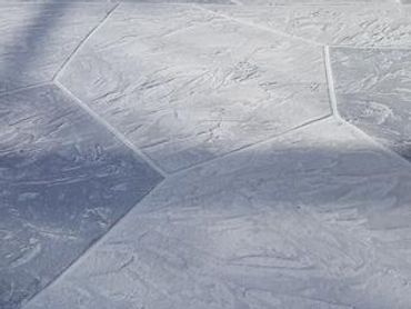 Closeup pointed flagstone textured surface