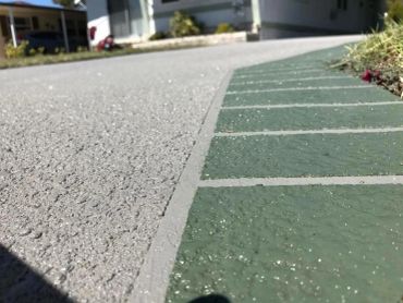 Hallmark acrylic concrete driveway border