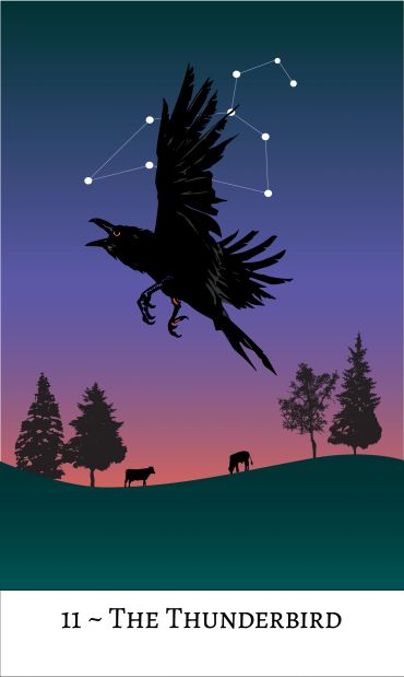 The Thunderbird card by Davezilla. ©2024 Weiser Books. All rights reserved.