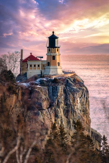 Split Rock Lighthouse Duluth, Minnesota. MN Lighthouse. Lake Superior North Shore. Two Harbors. 