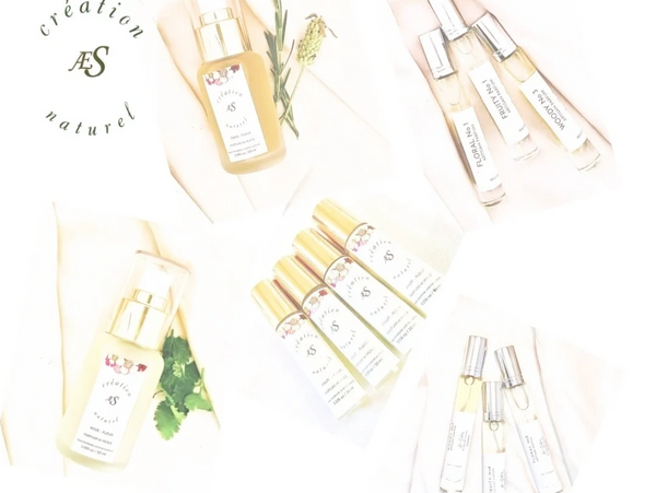 logo AES Création Naturel, Skin toner mist with lavender,10ml discovery pack spray tubes, wellness c