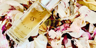 Custom Fragrance by AES Création Naturel 8ml spray rectangular clear glass bottle