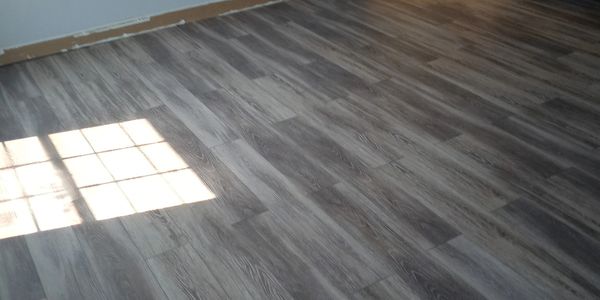 LVP Flooring install by JTM Renovations in Albemarle, NC