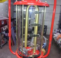 Fry Mae West 5 gallon visible gas pump cylinder