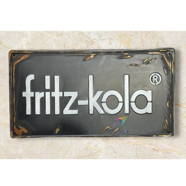 Embossed sign