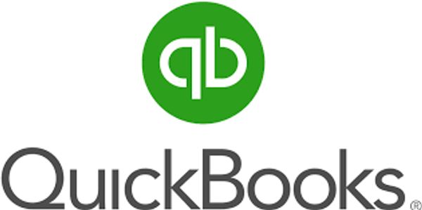 QuickBooks logo with green circle and white letters.