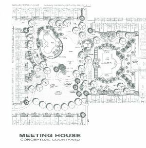 Meeting House Courtyard Plan View