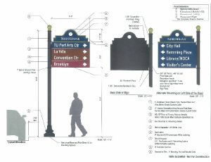 Jacksonville Wayfinding Vehicular Directional Sign