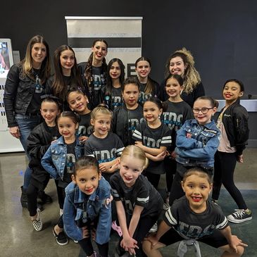 dance team performing group for local studio