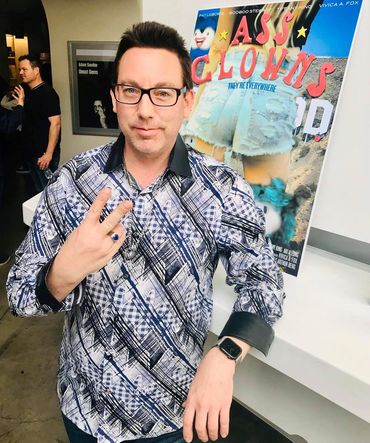 Mike Breyer at the premiere of A** Clowns in LA