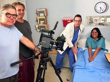 Mike Breyer as Doctor Berg in A** Clowns now streaming on Amazon Prime