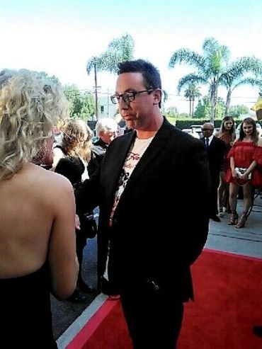 Mike Breyer on the red carpet for The Admired