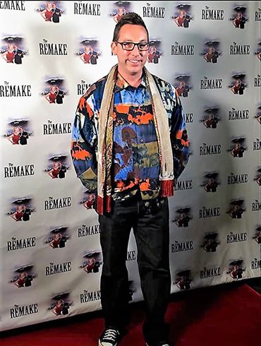 Mike Breyer at the premiere of The Remake