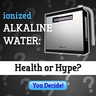 Ionized water benefits 