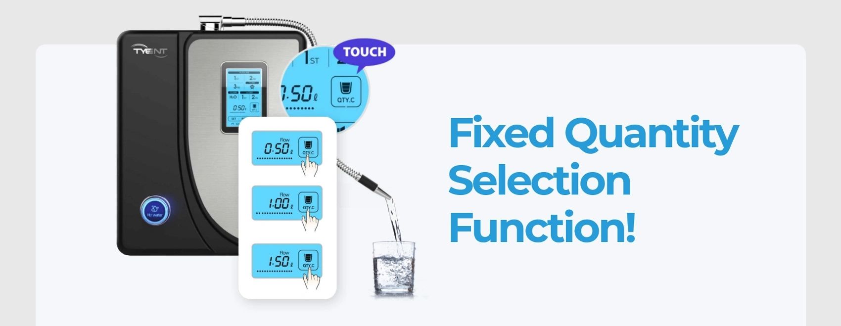 Tyent H2 Hybrid Water Ionizer features