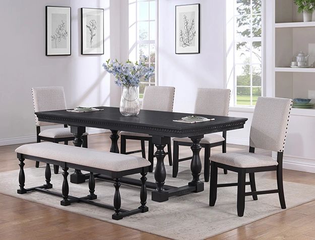 REGENT DINING TABLE
Item: 2270
Color: Charcoal
Beige Cushion