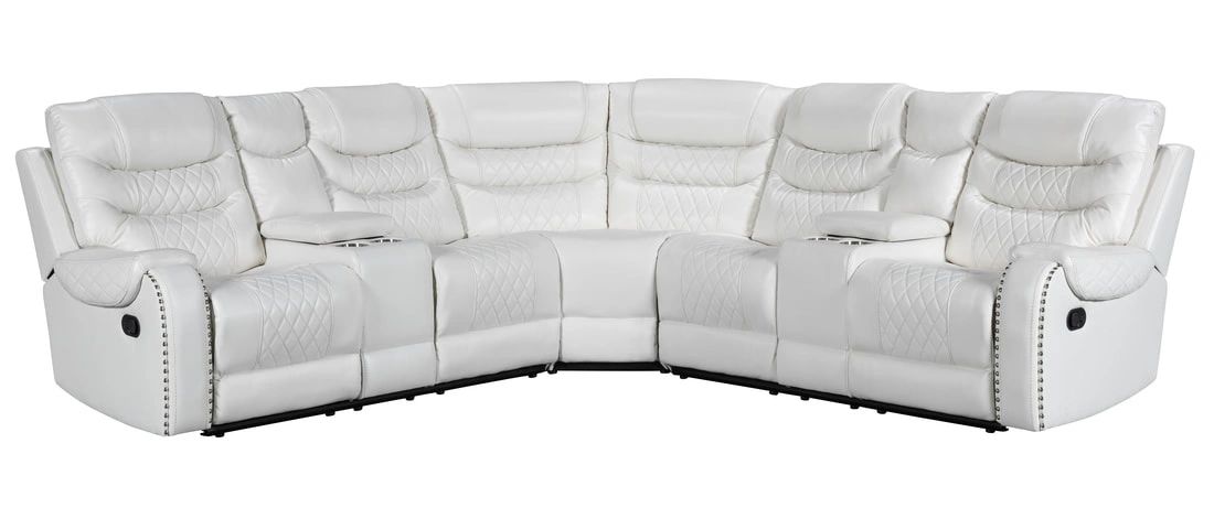 Item Name: Martin21 Reclining
Color: White
Material: Leather Gel

