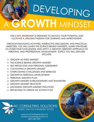 Developing Growth Mind Set - Indigenous First Nations Program Workshop