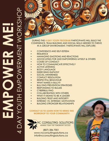 Indigenous, First Nations Empower Me Program Workshop