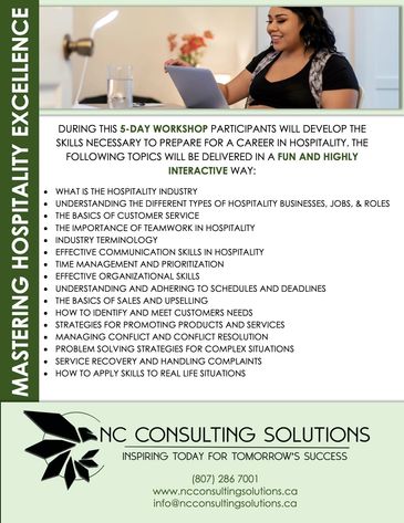 Mastery Hospitality Excellence - Indigenous, First Nations Program Workshop