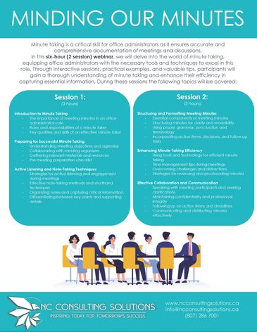 Minding Our Minutes - Indigenous First Nations Program Workshop