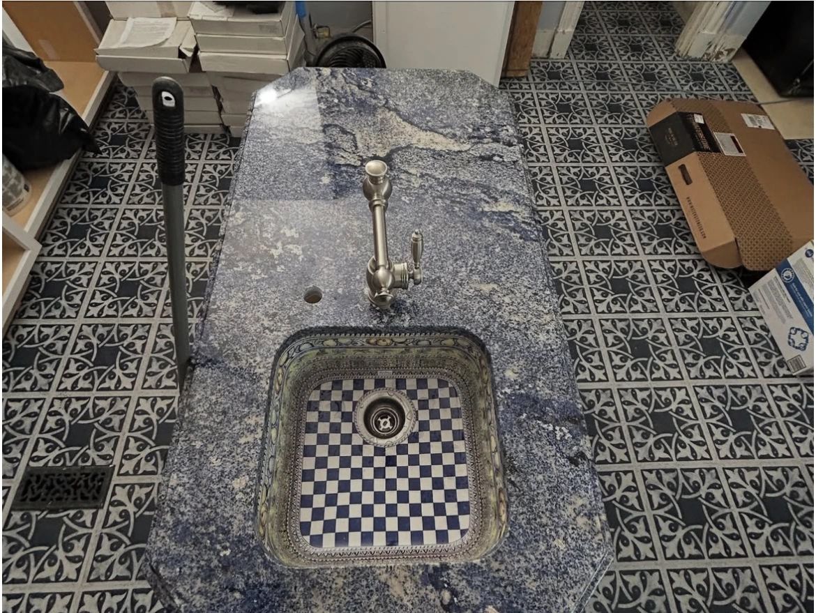 Water stone prep sink in Emmett Idaho