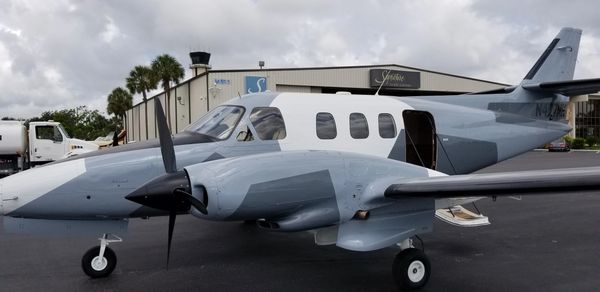Our Rockwell Commander 700 for training flights in Clearwater, Florida.