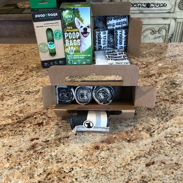 Lucky Dog; Dog Poop Bags; White; Compostable; EN 13432