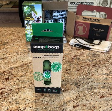 Original Poop Bags; Green; Compostable; OK compost HOME