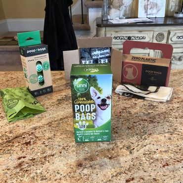 Unni; Dog Poop Bags; Green; Compostable; OK compost HOME