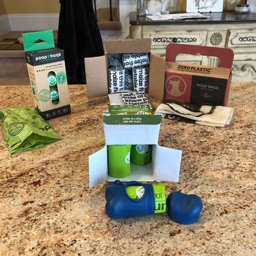 Unni; Dog Poop Bags; Green; Compostable; OK compost HOME