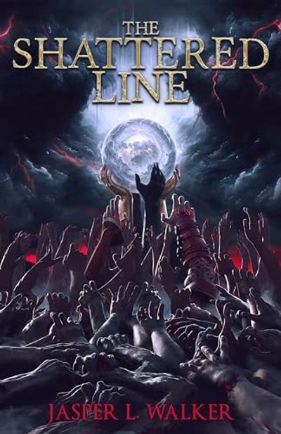 Dark fantasy cover with hands reaching toward a glowing orb.