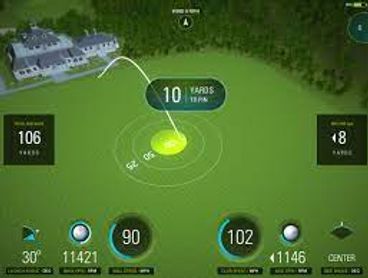 Golf information screen