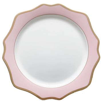 Pink and gold luxury sunflower charger plate rental toronto. French theme