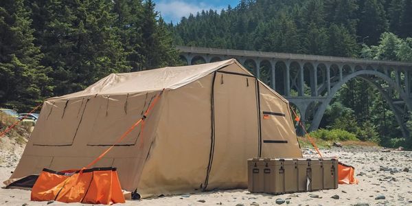 Our Reliable Shelters are able to be set up anywhere.