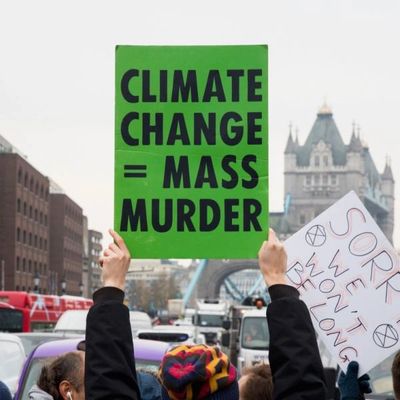 Climate change = mass murder