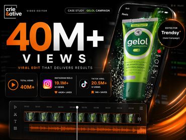 Campanha viral do Gelol com mais de 40 milhões de visualizações.